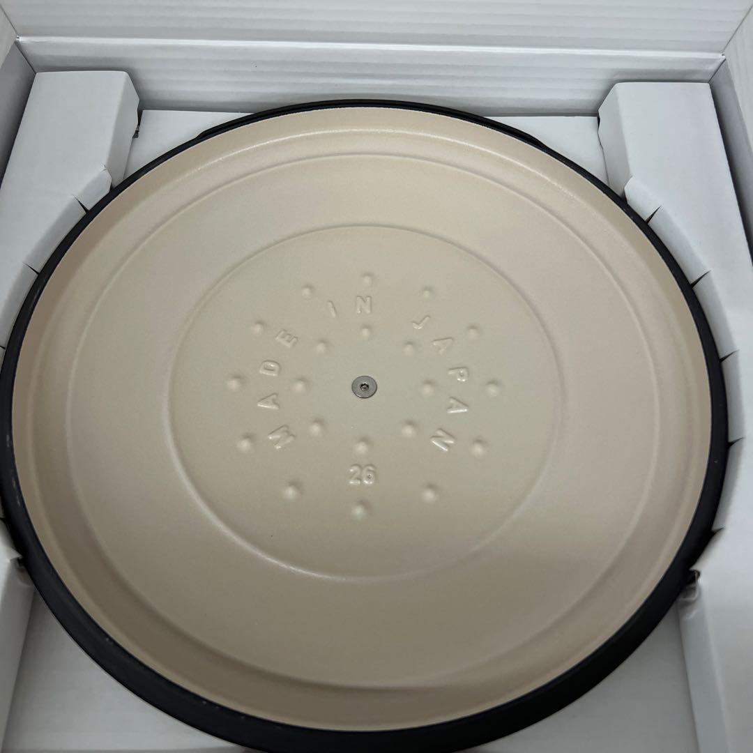 12288 バーミキュラ 鋳物ホーロー鍋 26cm マットクラウドピンク