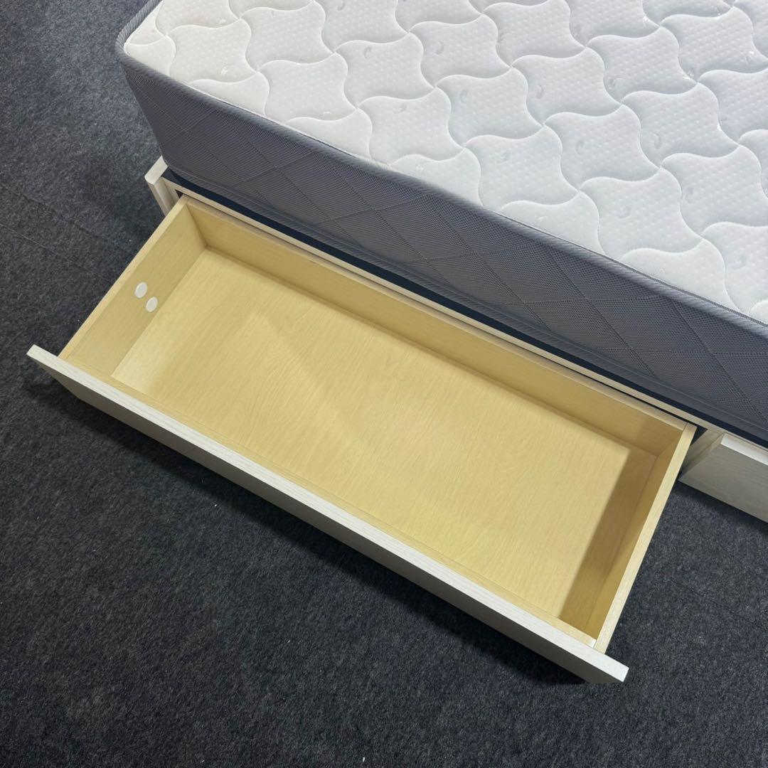 シングルベッド マットレス フレームセット 収納付き 格安 お得 d4074