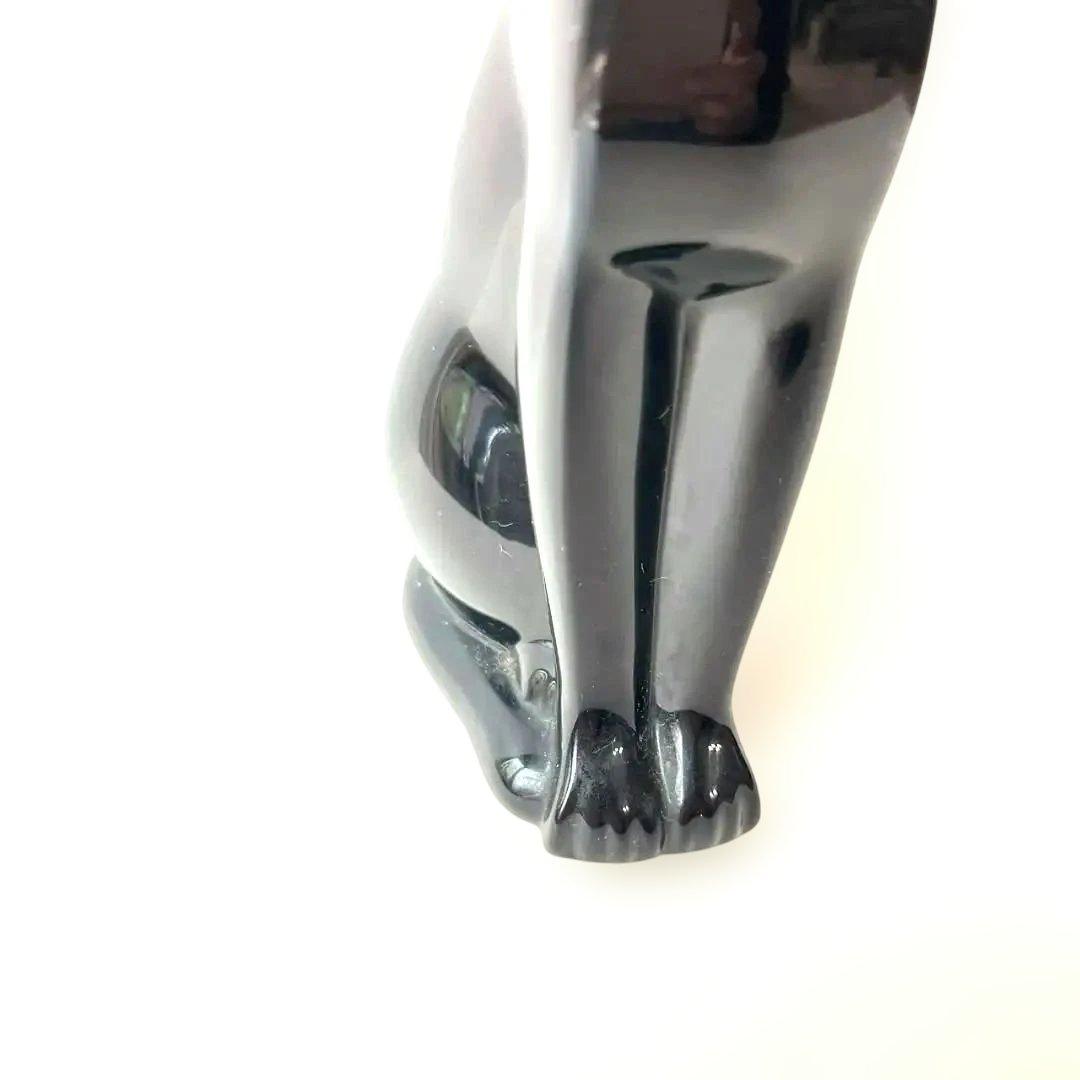 稀少】オールド バカラ BACCARAT 16cm 黒猫 - メルカリ