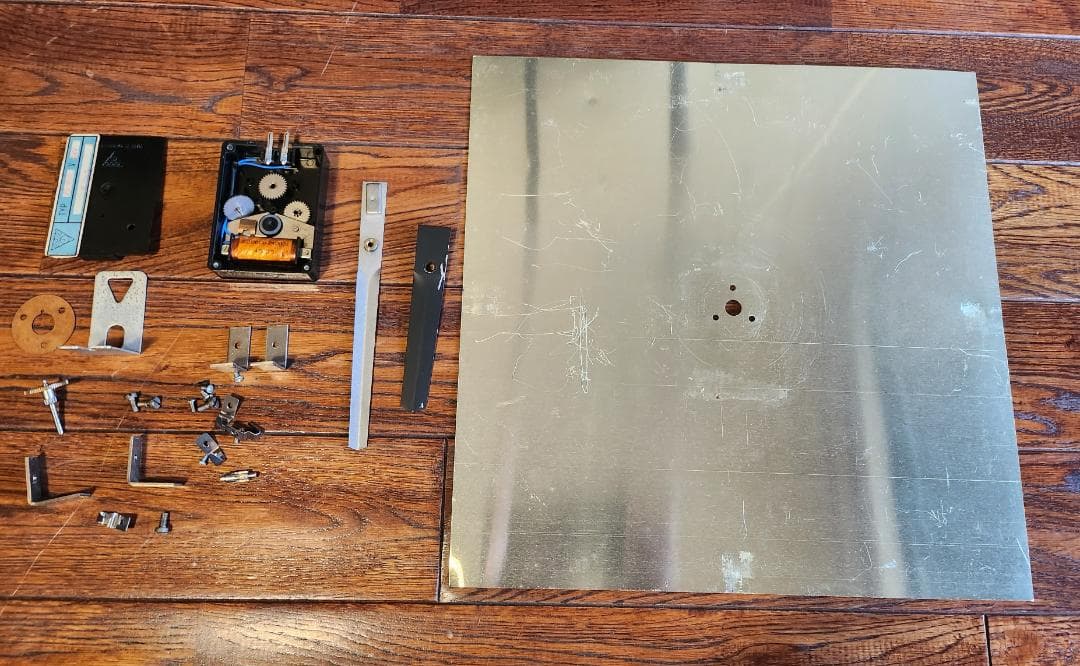 希少 PRAGOTRON 33cm シルバー グレー パラゴトロン 壁掛け時計