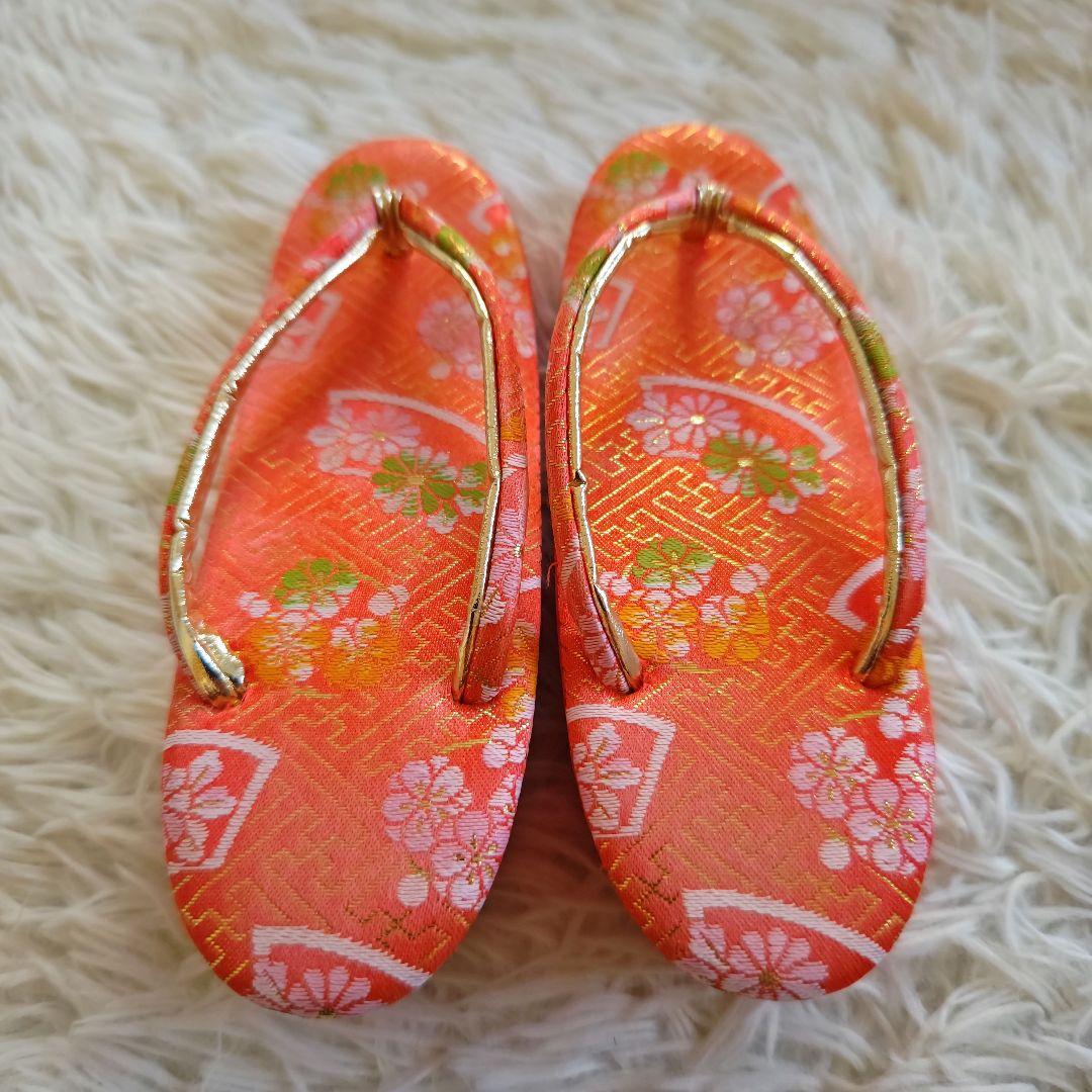 はこせこセット 晴れ着の丸昌 小物セット 七五三 朱色 ７歳 セレモニー