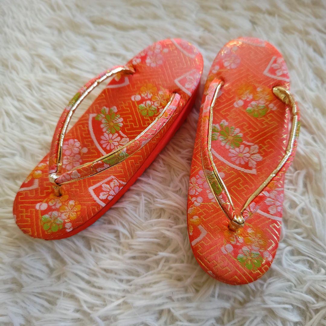 はこせこセット 晴れ着の丸昌 小物セット 七五三 朱色 ７歳 セレモニー