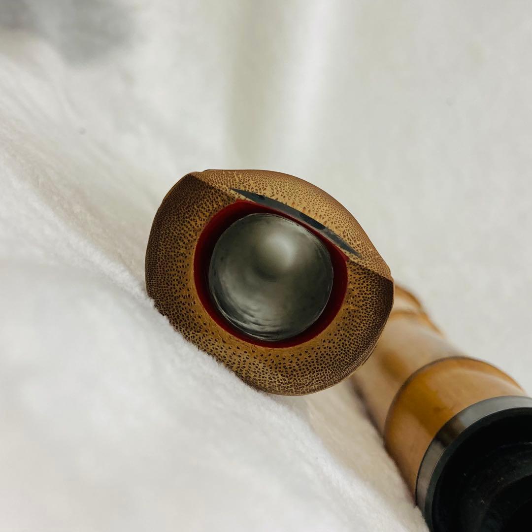 に*た様 尺八 篁山調 精華銘　一尺八寸　54.5cm 365.6g