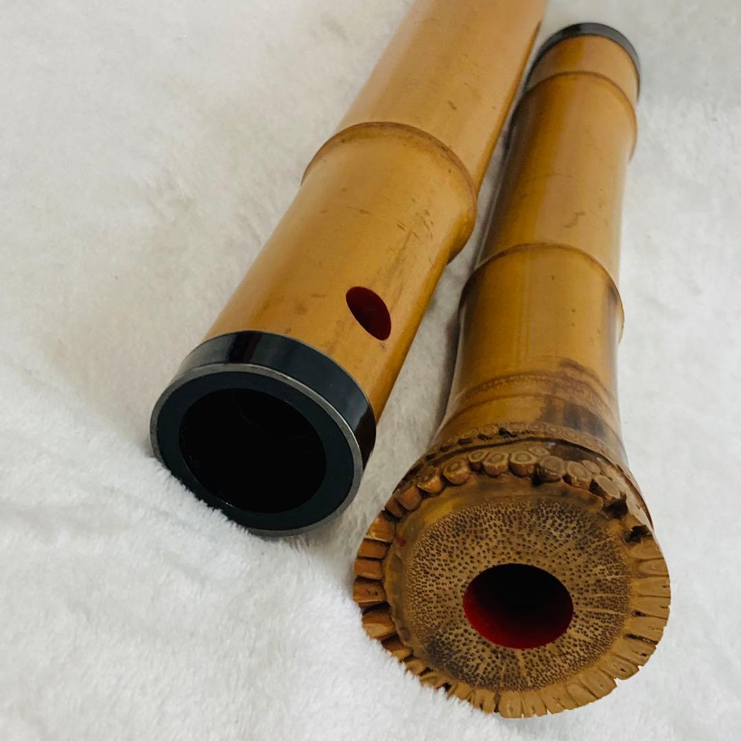 に*た様 尺八 篁山調 精華銘　一尺八寸　54.5cm 365.6g