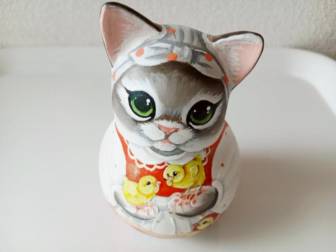 【CBT124】9cm級 おきあがりこぼし(大) スベトラーナ