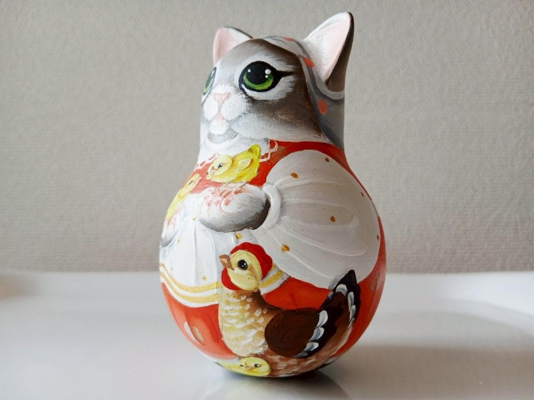 【CBT124】9cm級 おきあがりこぼし(大) スベトラーナ