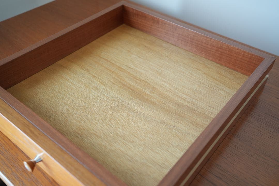 イギリス ヴィンテージ チーク材コーヒーテーブル引出付き