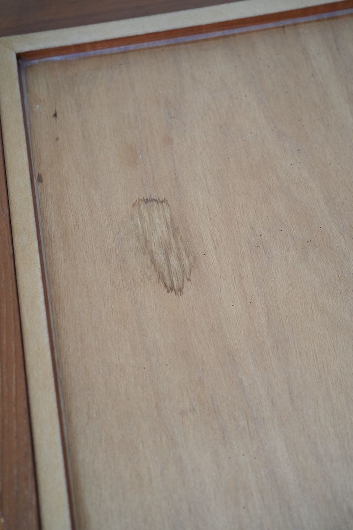 イギリス ヴィンテージ チーク材コーヒーテーブル引出付き