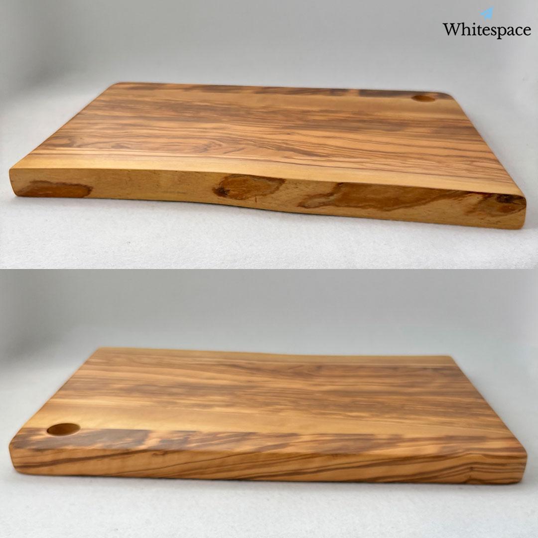 矩形の匠。奥行き イタリアン オリーブウッド カッティングボード