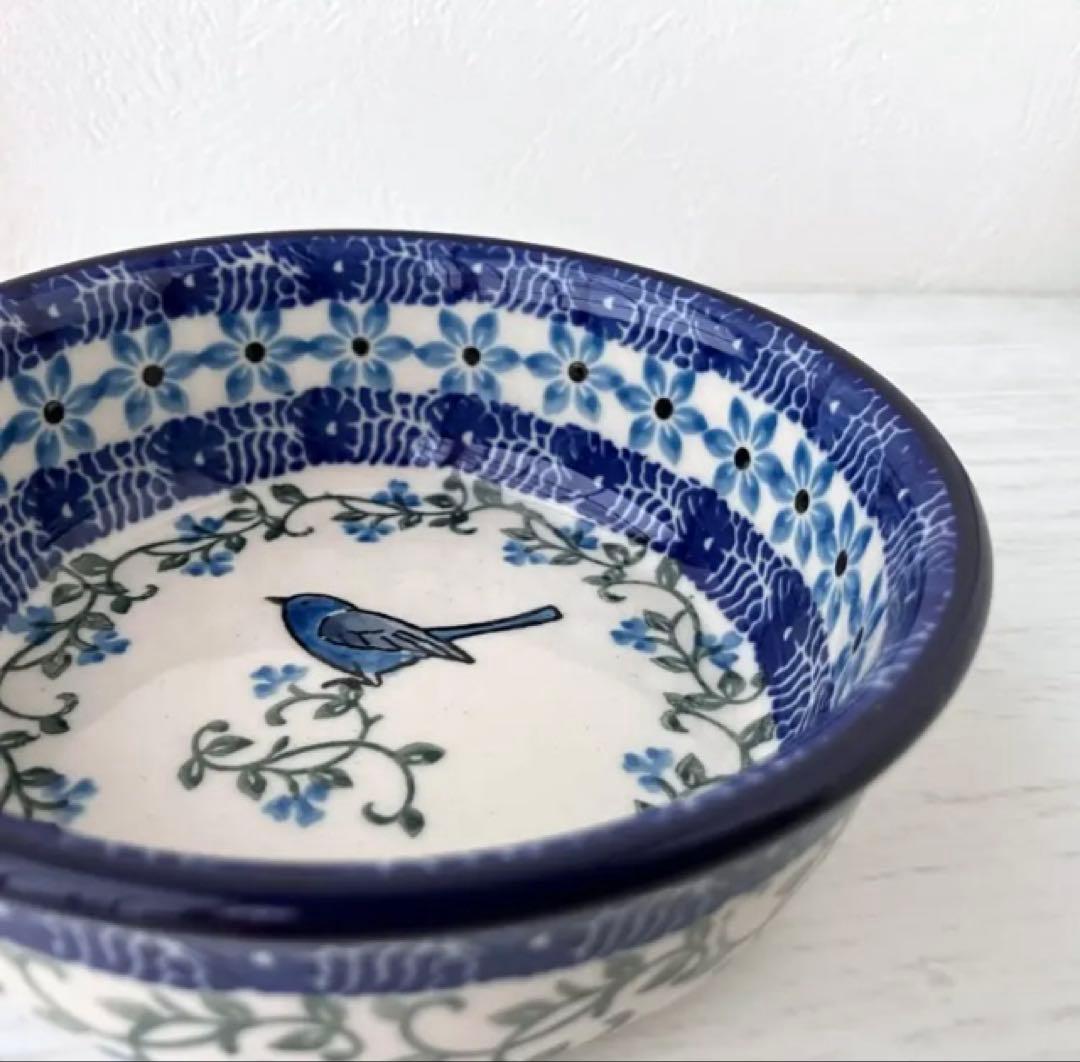 ポーランド食器 12.5cm ボウル ツェラミカ アルティスティチナ　鳥　バード