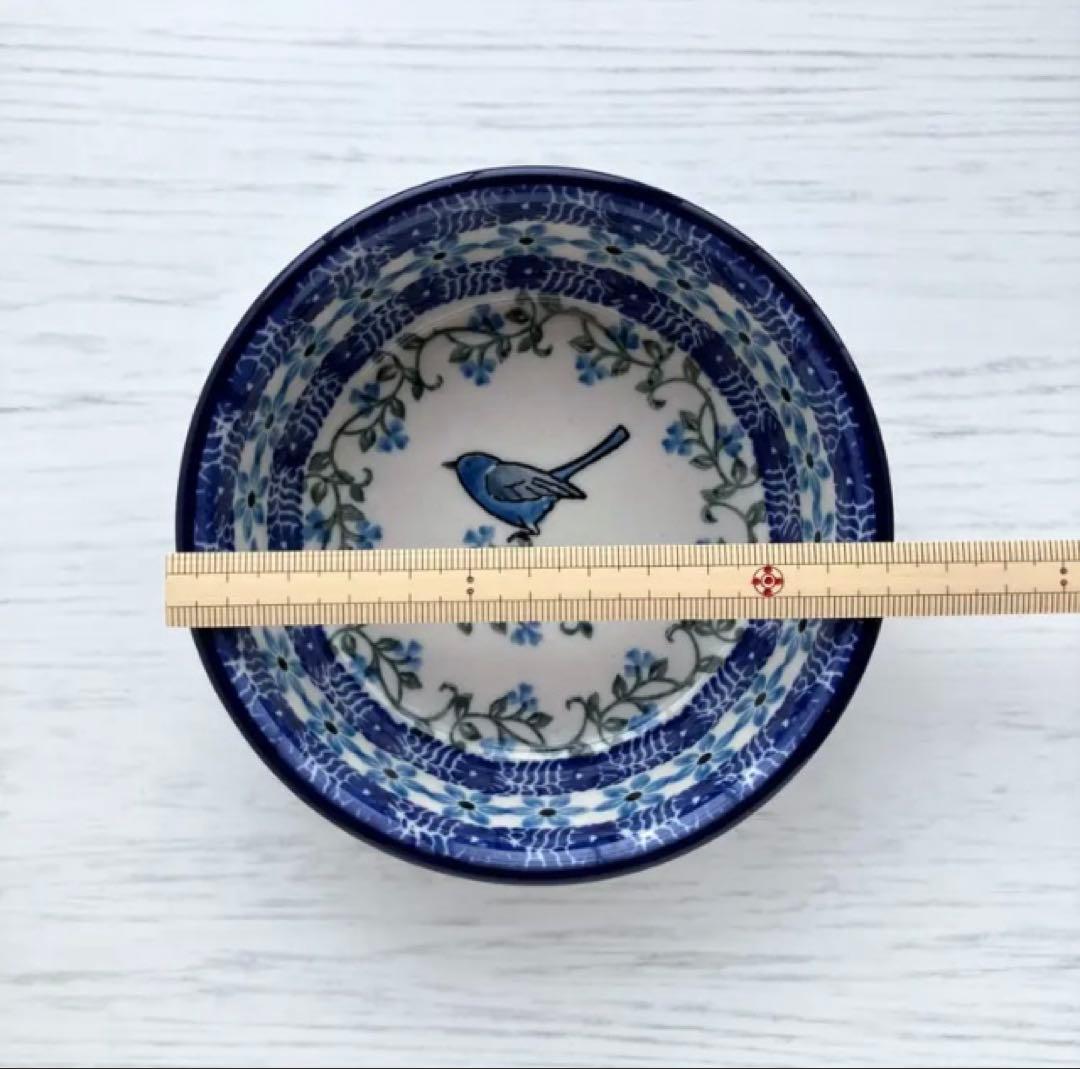 ポーランド食器 12.5cm ボウル ツェラミカ アルティスティチナ　鳥　バード