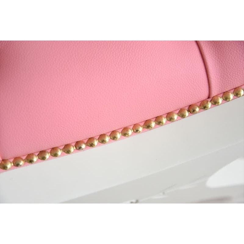 デザインスツール オットマン ピンク