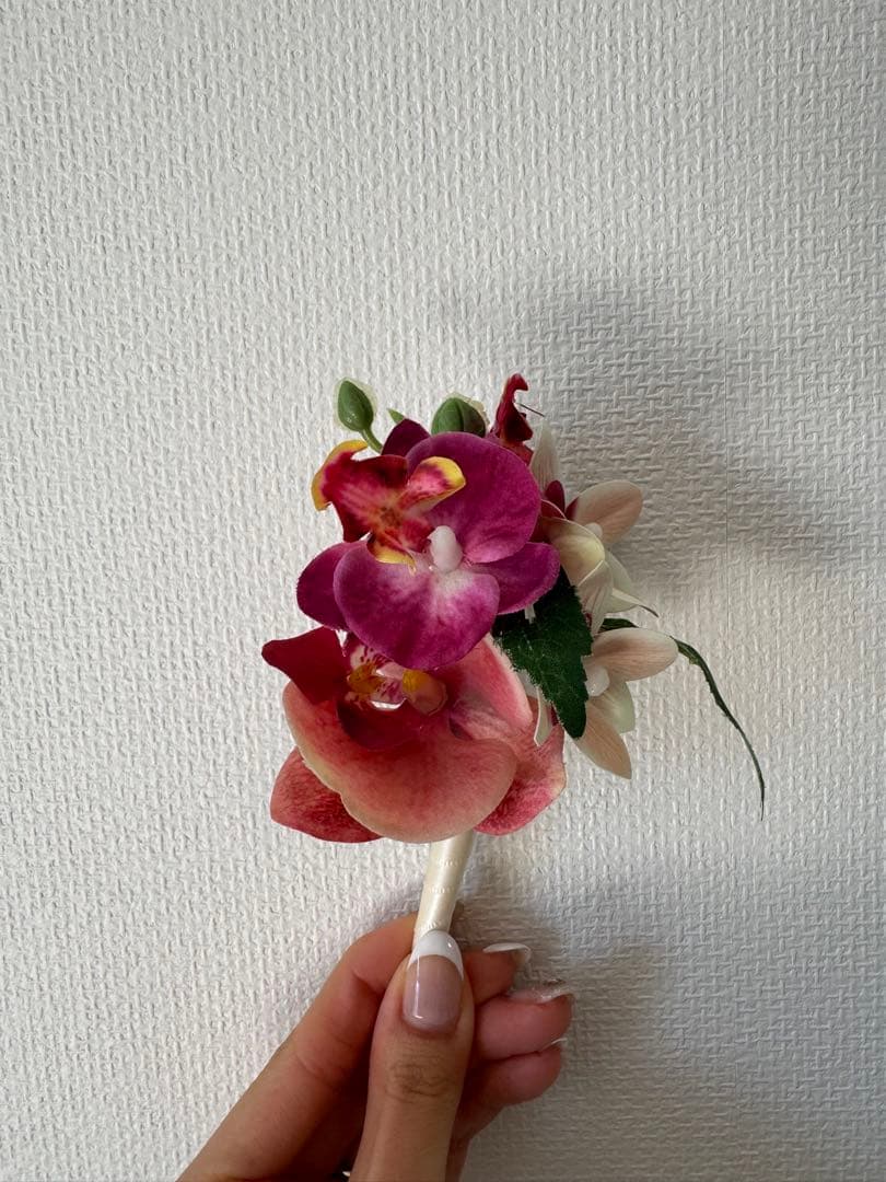 ブーケ　アーティシャルフラワー　ブートニア　結婚式　前撮り　ウェディング