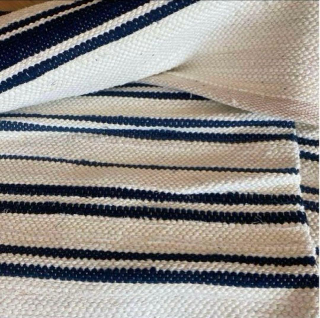 インド裂織ラグ インディゴ ベニワレン dosa kaya select ヤエカ