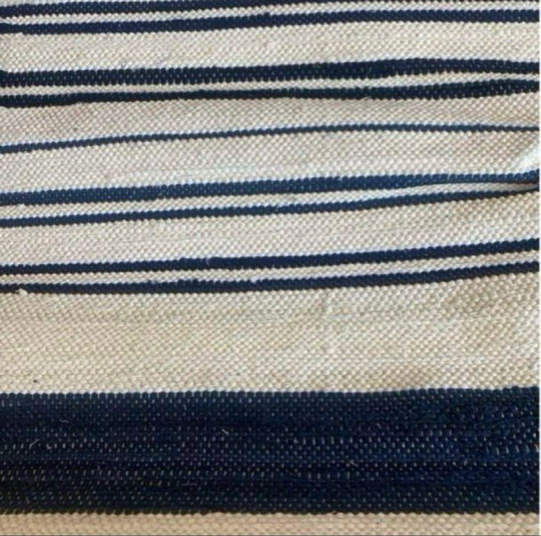 インド裂織ラグ インディゴ ベニワレン dosa kaya select ヤエカ