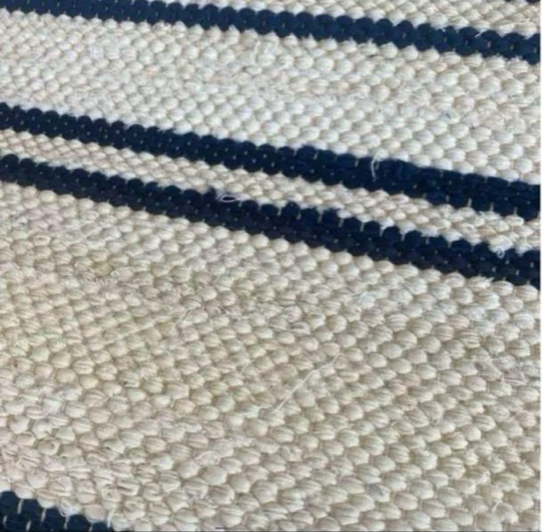 インド裂織ラグ インディゴ ベニワレン dosa kaya select ヤエカ