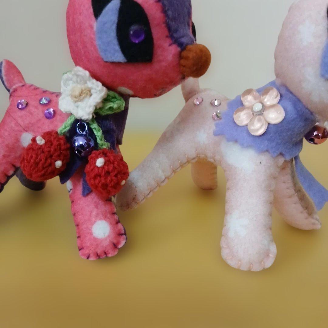 作家様　バンビ　フェルトぬいぐるみ　11体セット品