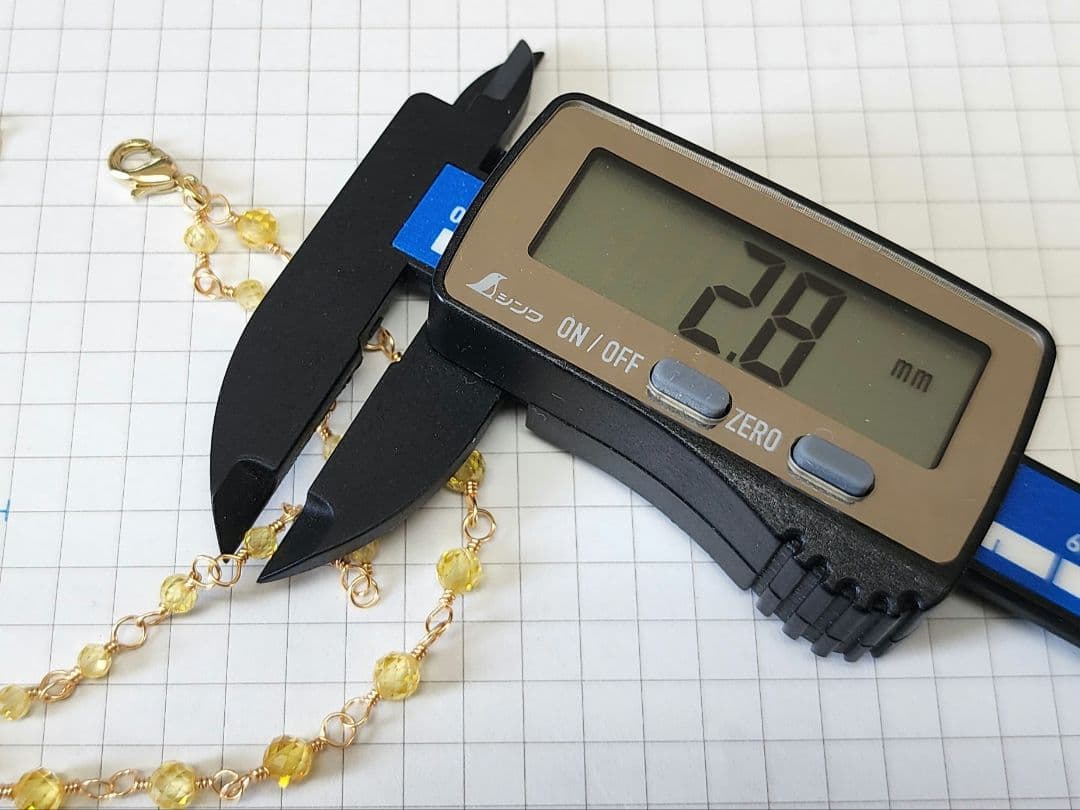 ぽんぽん様専用ジルコンダブルブレスレット14kgf - メルカリ