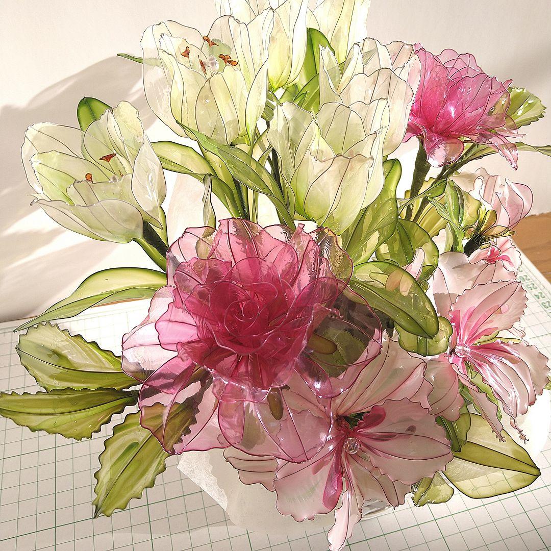 ✫姫空木☆彡 No.293とカトレアアレンジメント