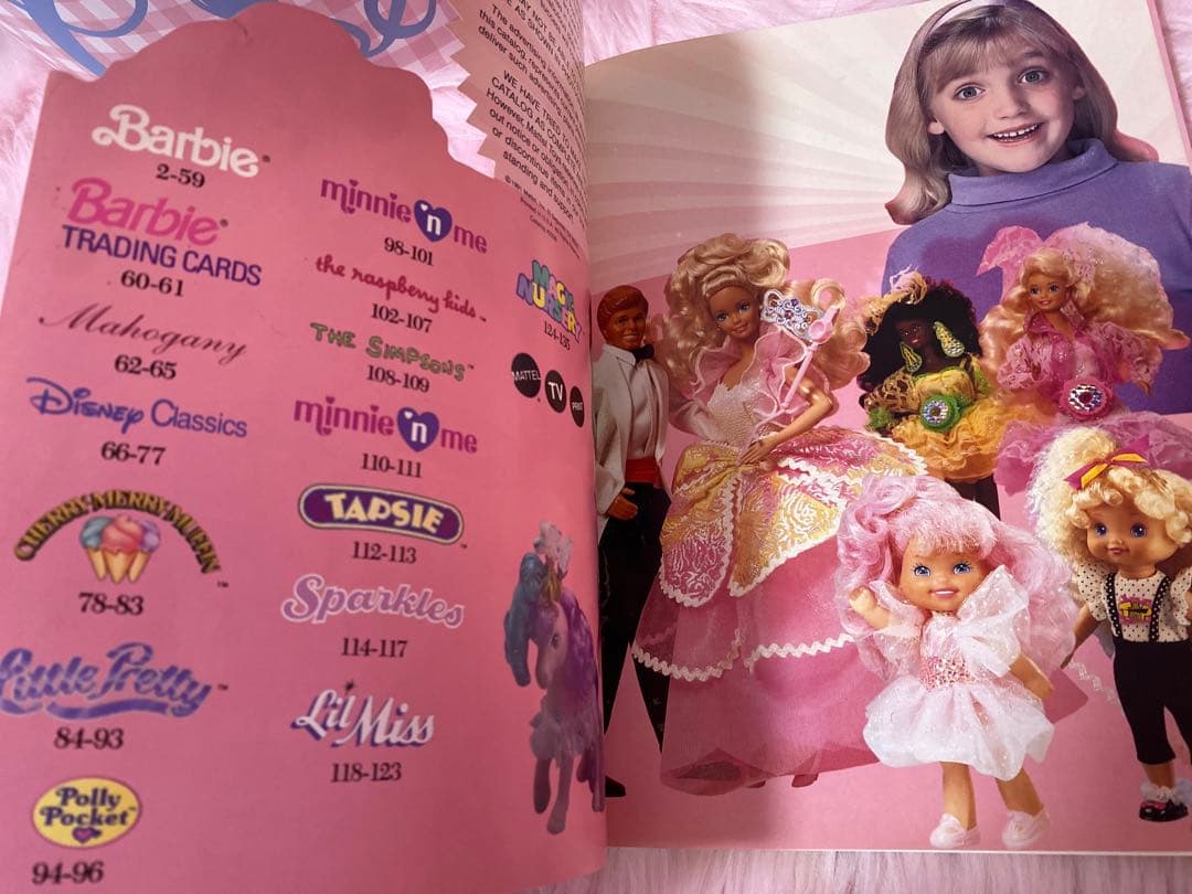 1991 マテル ガールズトイカタログ レトロ ファンシーバービー spank