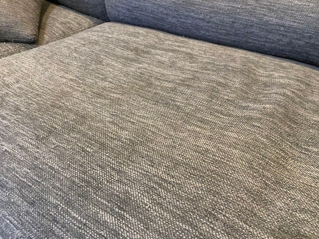 ニトリ　3人掛けソファ　Nポケット　ミドルグレー