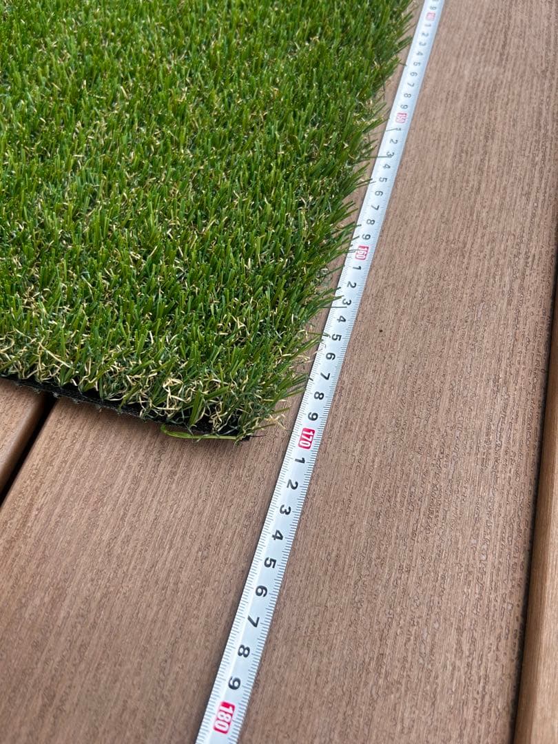 【メモリーターフ28mm】人工芝 約1.35m×1.70m