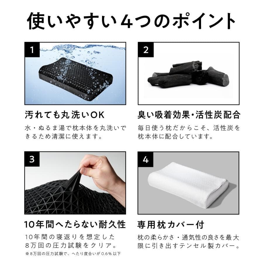 【美品】ヒツジのいらない枕 -調律- 高さ調節可能