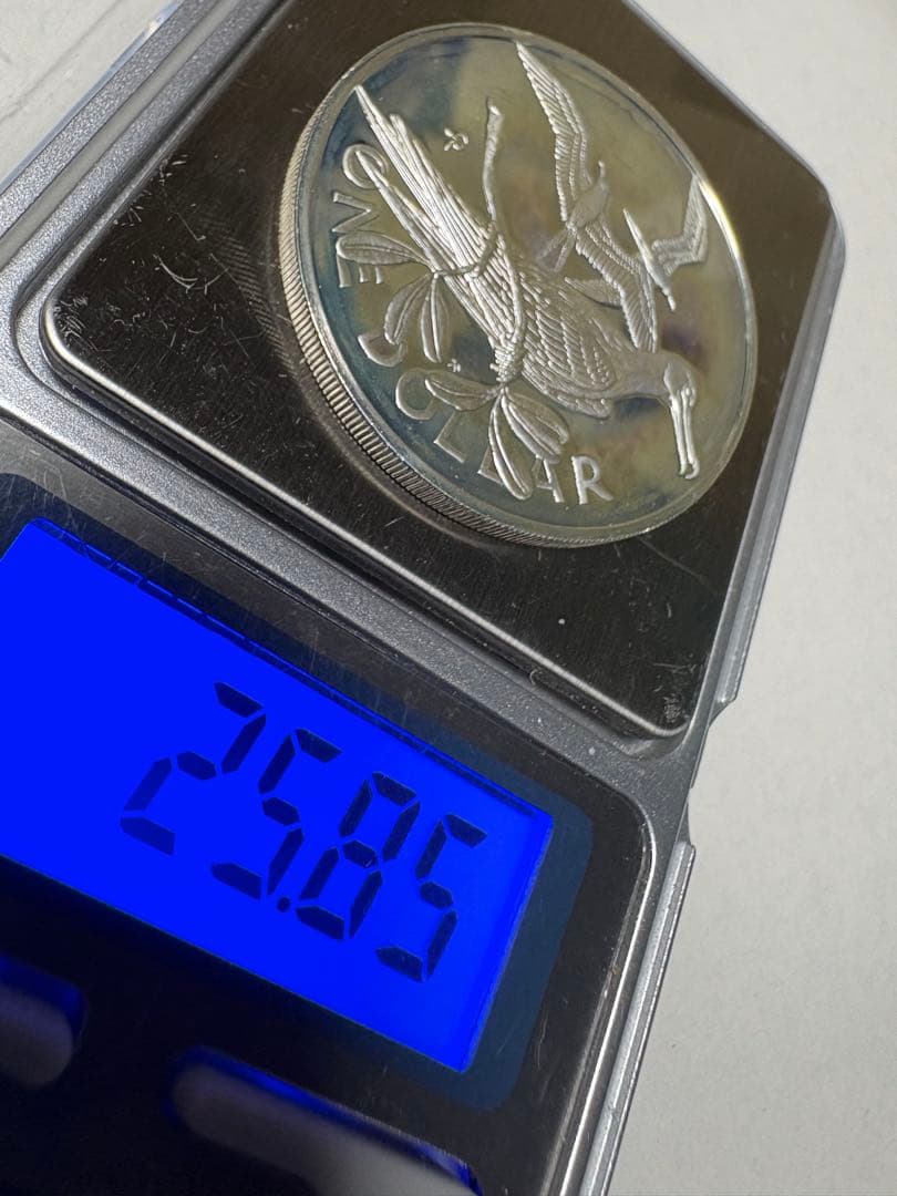 フランクリンミント　ヴァージン諸島 プルーフ貨幣セット 1ドル銀貨 25.85g