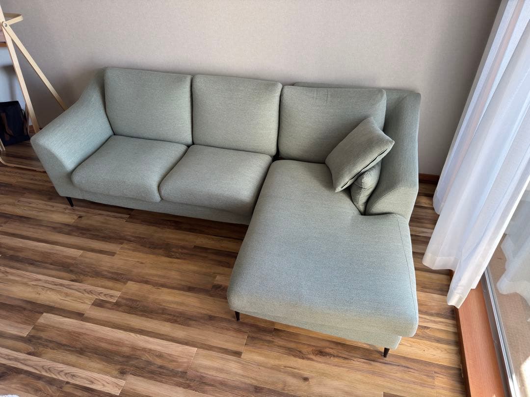 【NITORI】L字ソファ／カウチソファ 美品・引き取り限定