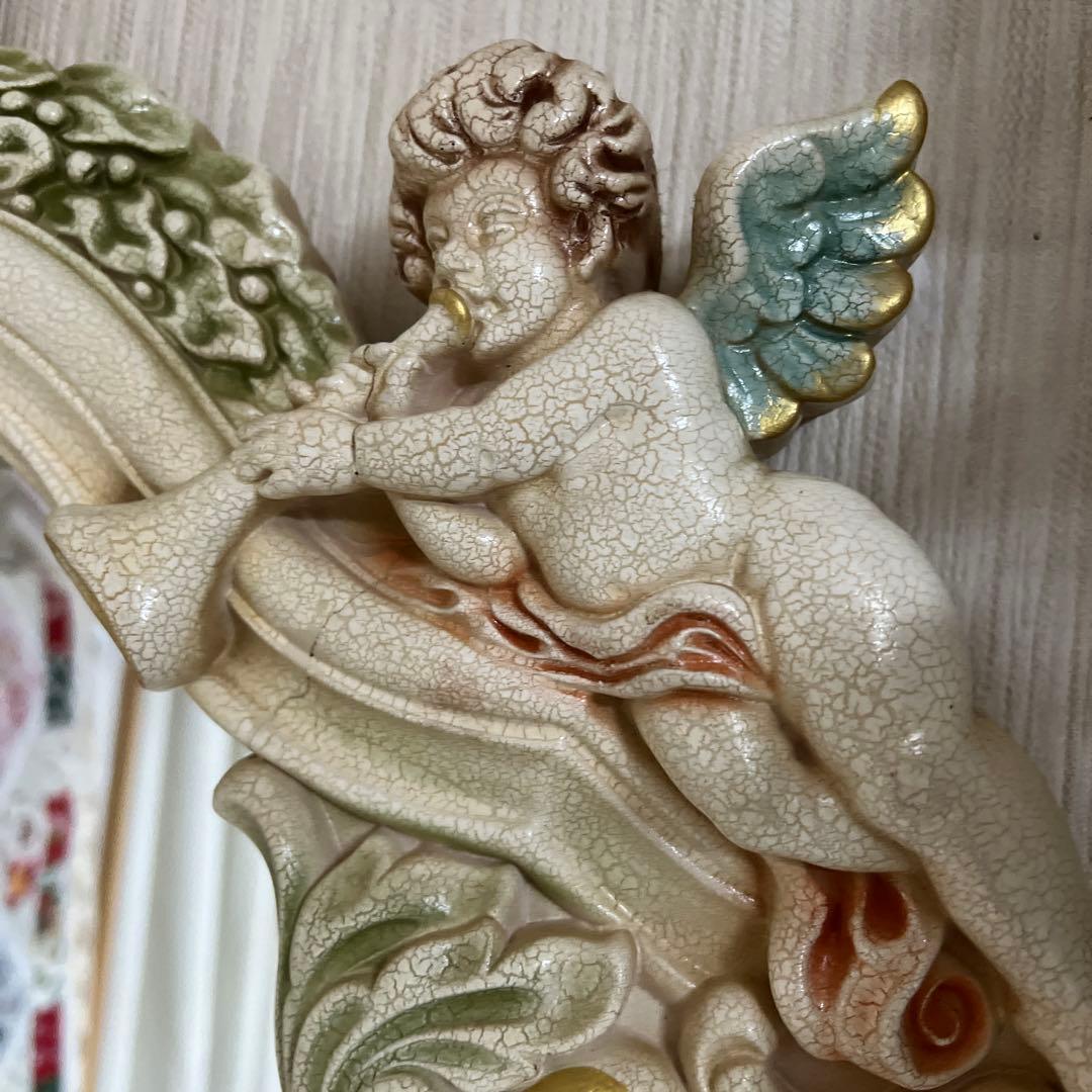 ロココ調　姿見　大型ミラー　ひび割れ加工　クラック加工