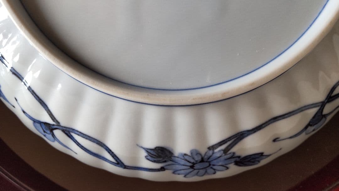 未使用 有田焼 龍峰窯 金彩祥瑞 銘々皿 3枚 古伊万里 御祝い 大きめ