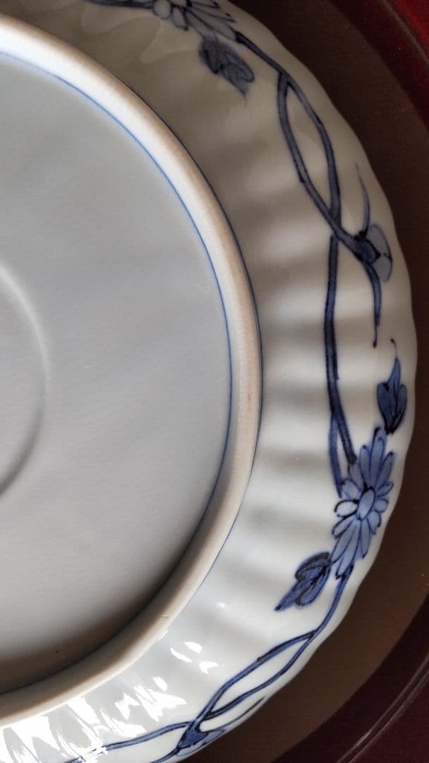 未使用 有田焼 龍峰窯 金彩祥瑞 銘々皿 3枚 古伊万里 御祝い 大きめ