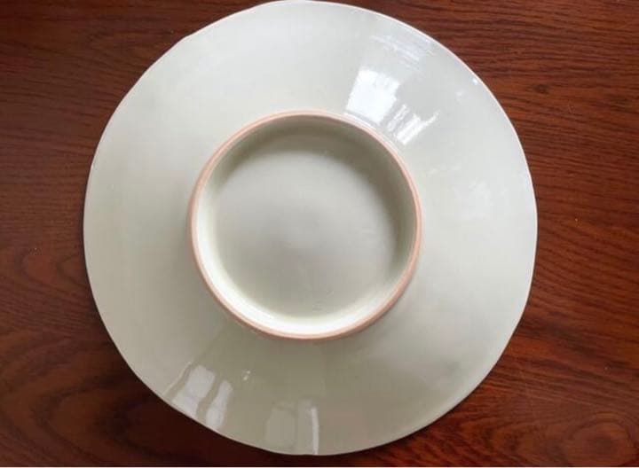 【未使用】黄瓷 菓子器 3