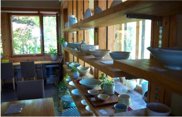 【未使用】黄瓷 菓子器 3