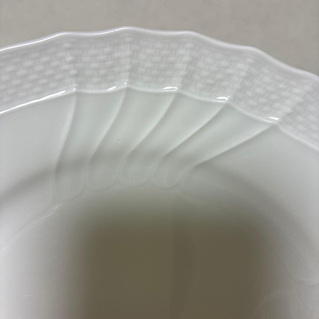 リチャードジノリ　ベッキオホワイト　デザートプレート　19.5cm×5枚