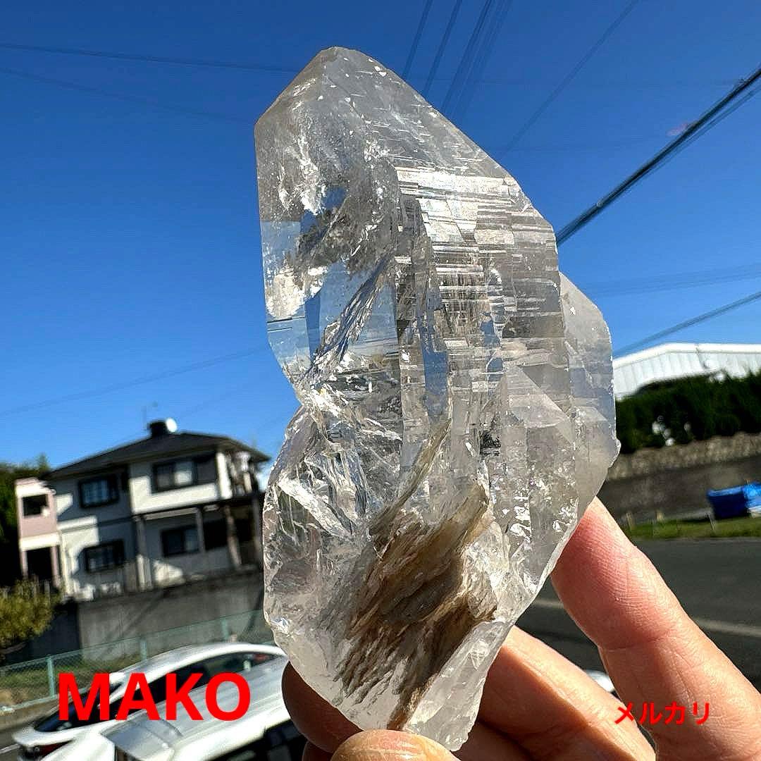 M1875☆ガネーシュヒマール水晶原石426g☆天然石 原石☆N5087-D