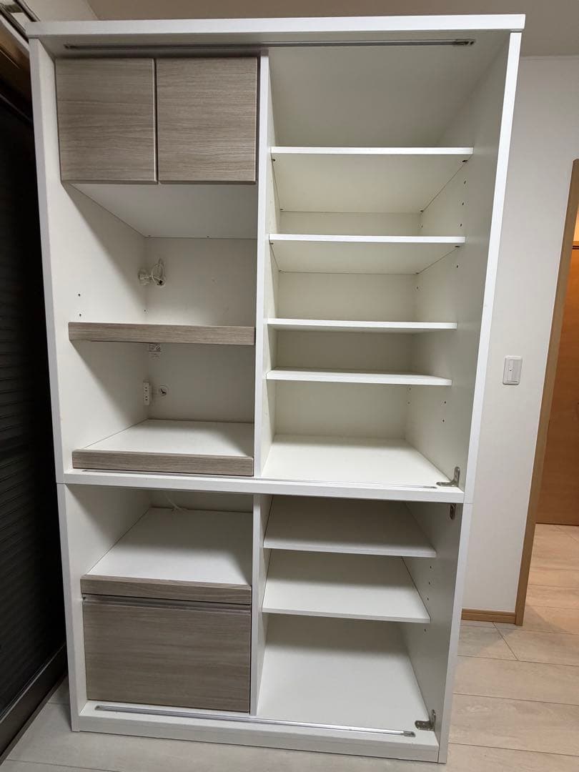 食器棚「セリエ」アーバンウォール色 奥行53cm 高さ205cm