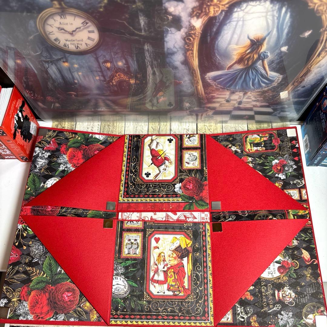 304【新型✨】graphic45 アリスおすそ分け収納ボックス（折りたたみ