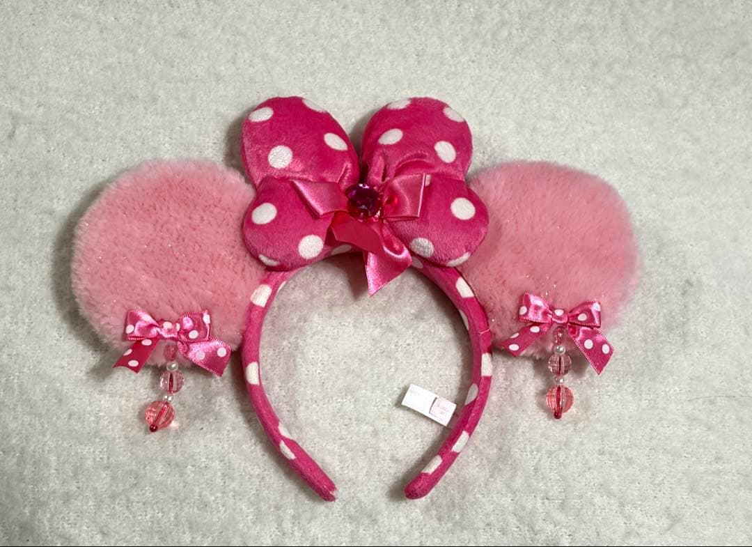 ディズニー ミニー ピンク カチューシャ イヤリング パルパルーザ