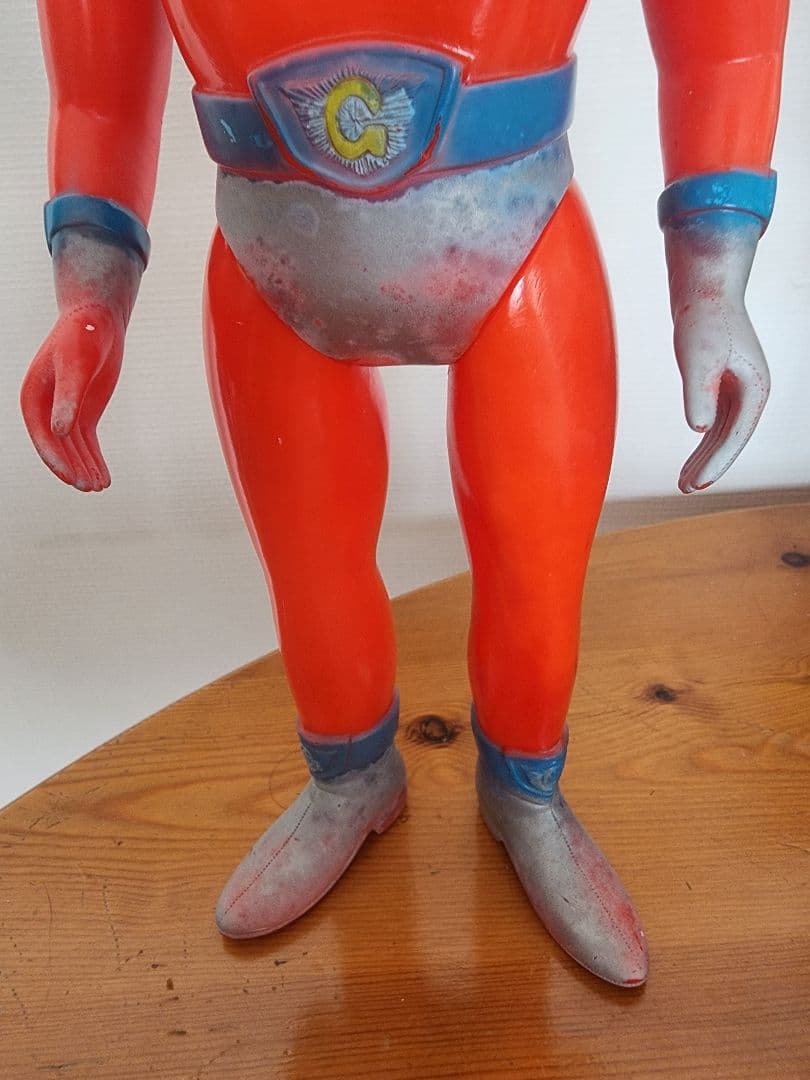 ゴッドマン ソフビ ブルマァク 面取れ 32センチ 貴重 当時物 - メルカリ