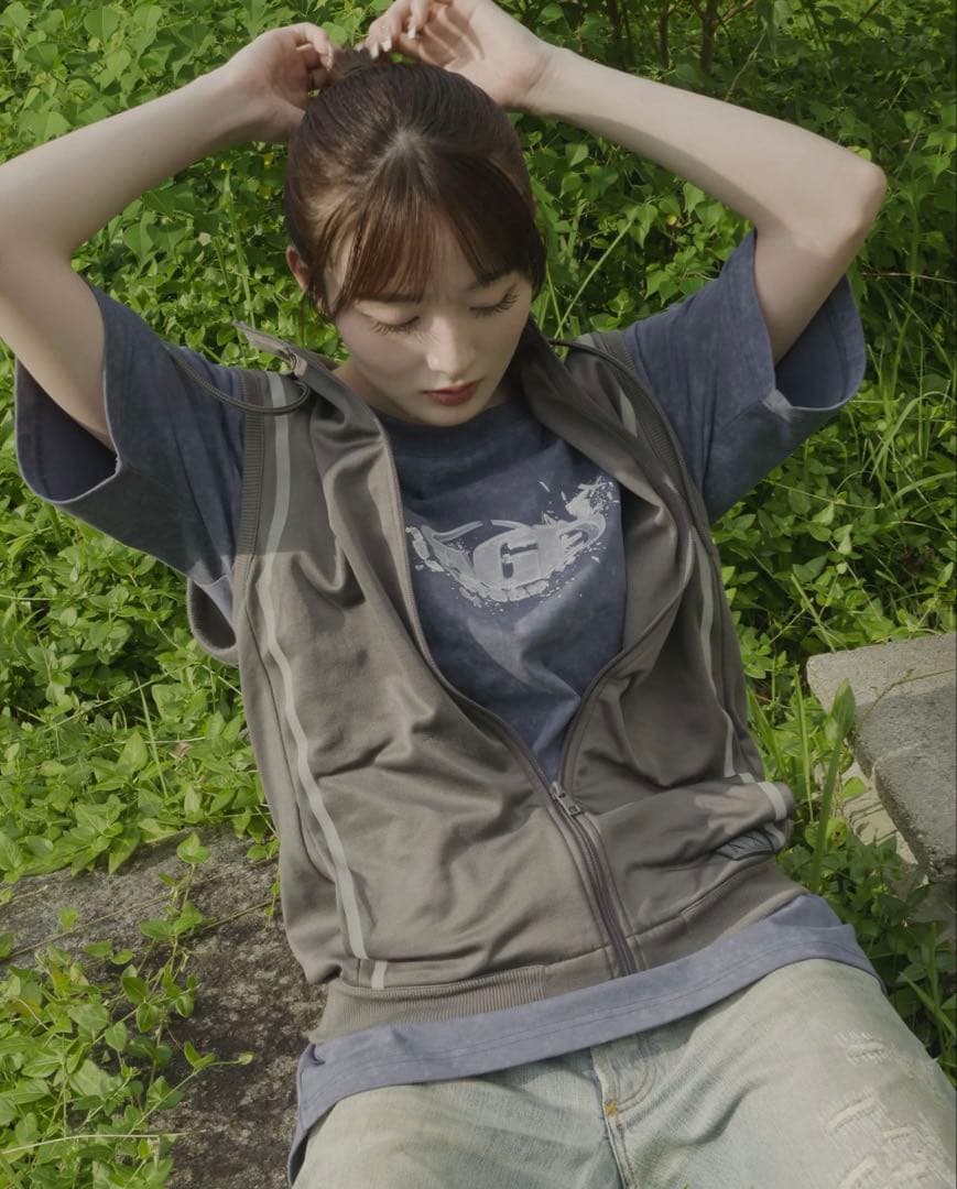 Age Factory ロゴT ブルー Lサイズ