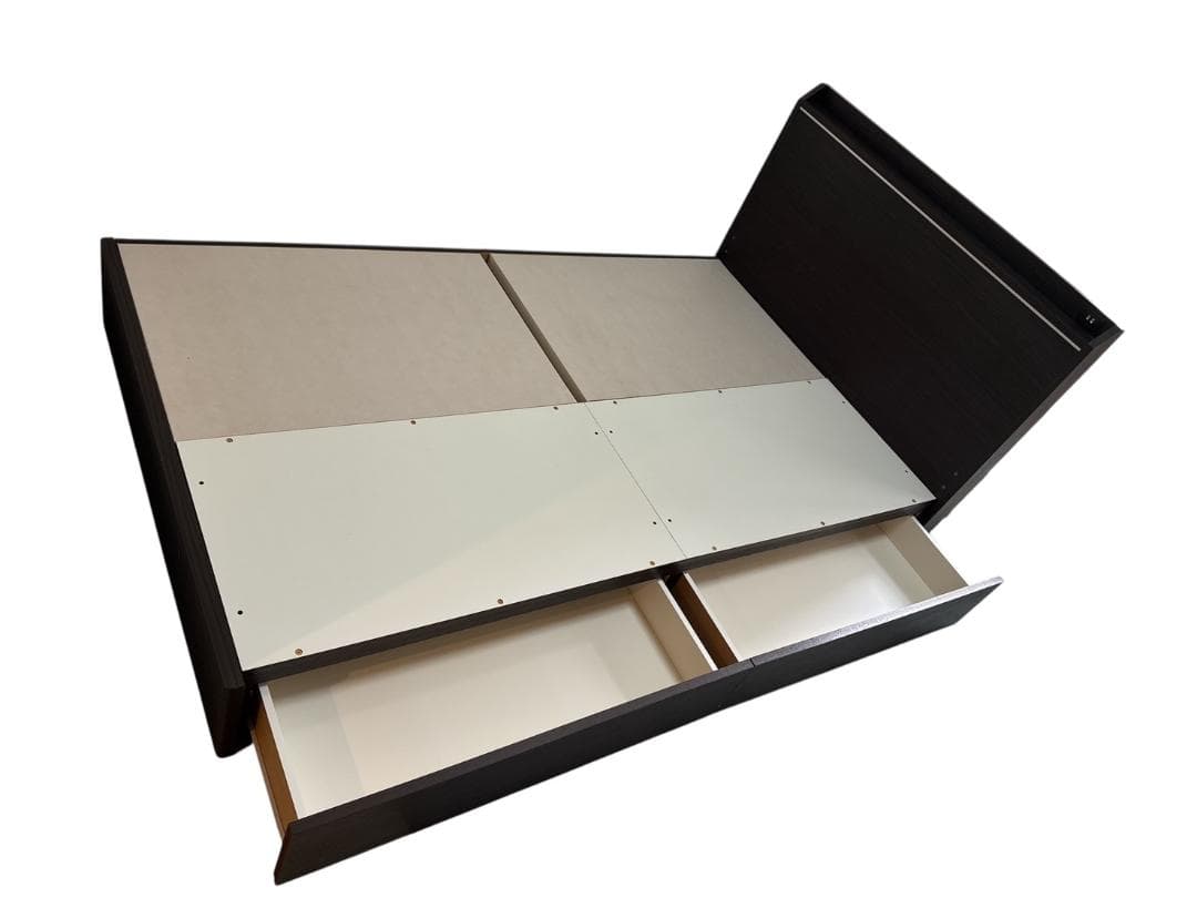 大阪京都限定 NITORI ニトリ セミダブル 収納付き ベッドフレーム