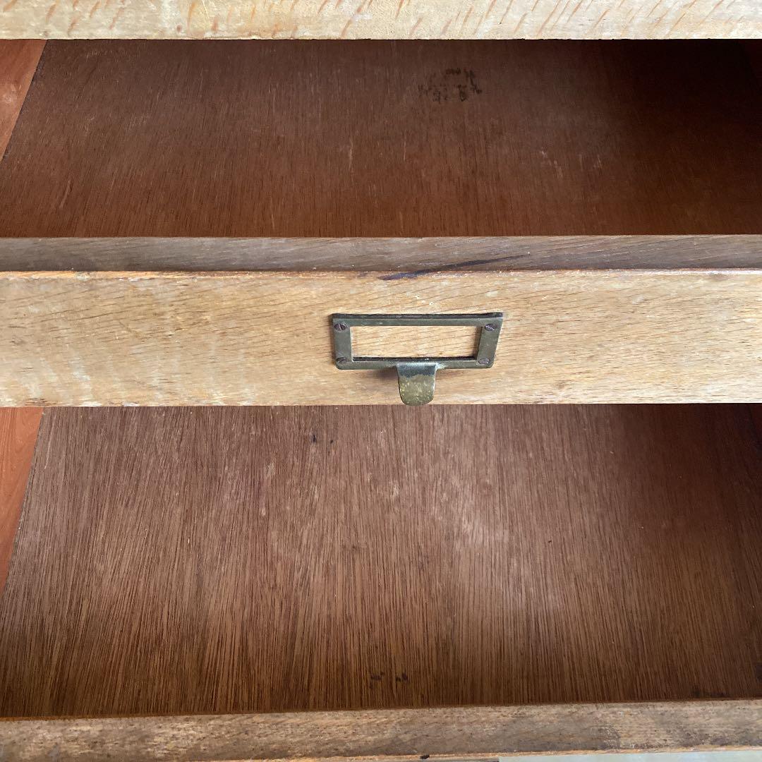 アンティーク　レトロ 引出し　収納棚9段