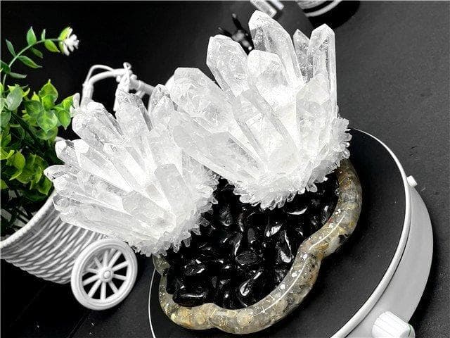 【入手困難】高透明度水晶クラスターB86B6/172B43B