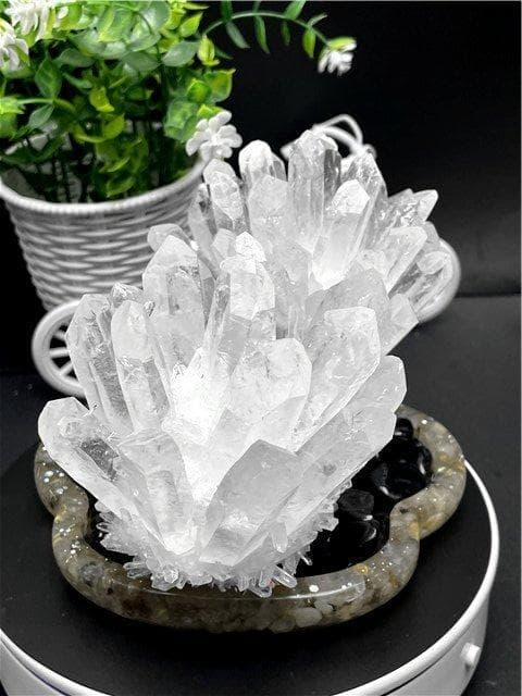 【入手困難】高透明度水晶クラスターB86B6/172B43B