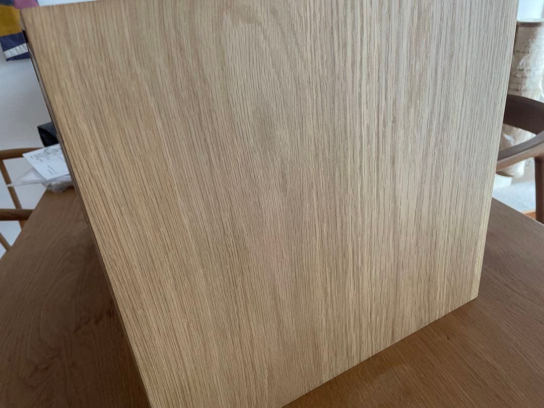 無印良品　木製収納ケース　引出し式　4段　ワイド　ナチュラル　オーク材②