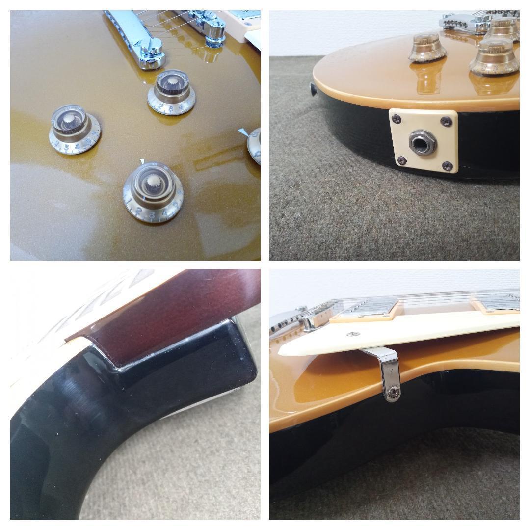 整備済み】MONSTY レスポールタイプ ゴールドトップ（国産？）エレキ