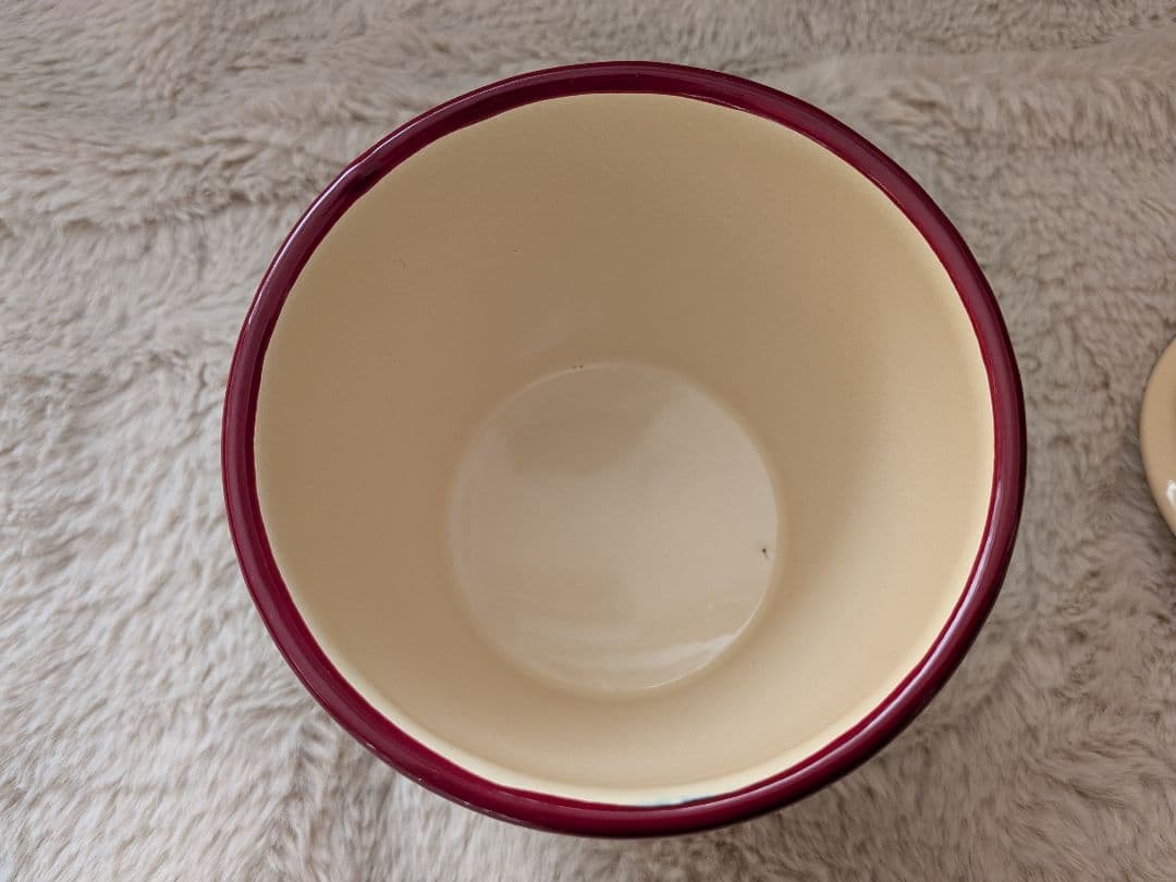 マニー　セゾンドローズ　ホーロー　キャニスター　4点セット