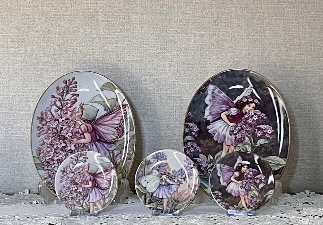 【L様ご確認】シシリー・メアリー・バーカー ミニプレート【チコリの妖精】他5枚