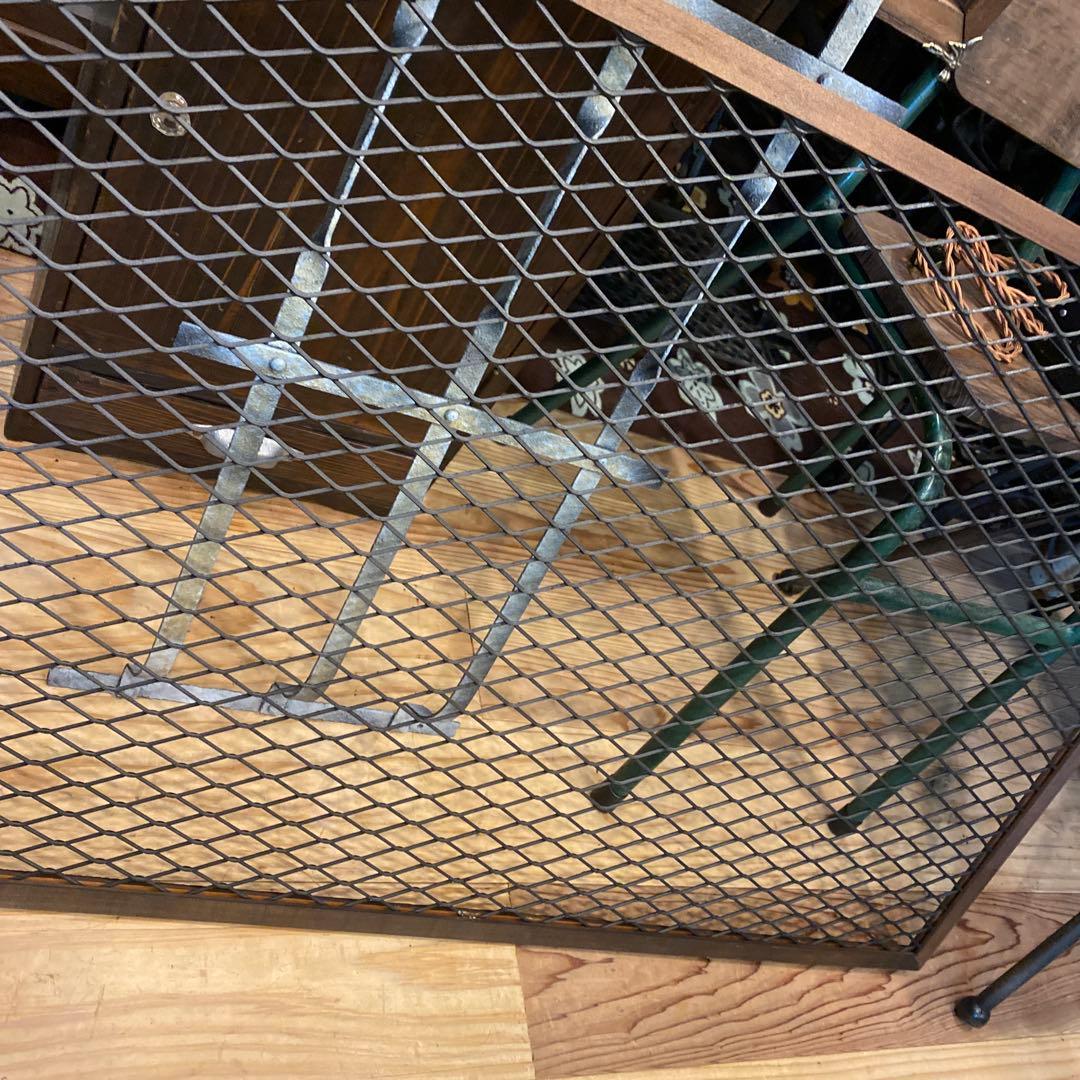 木枠アイアンフェンス　大